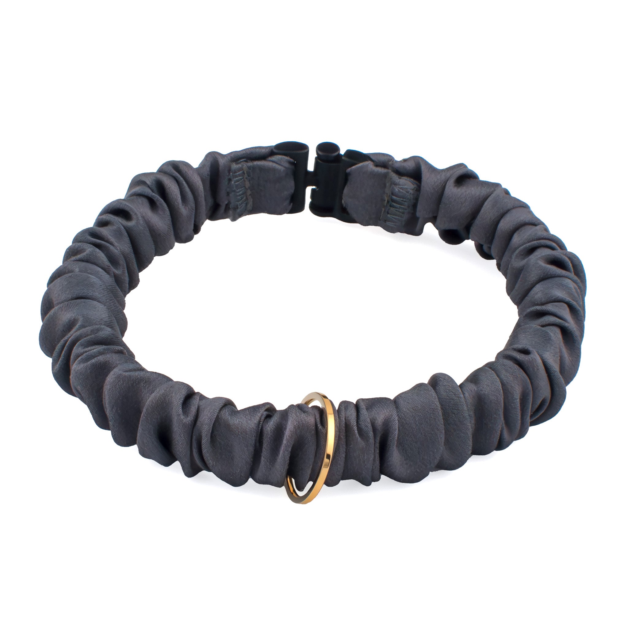 猫首輪02 チャコール