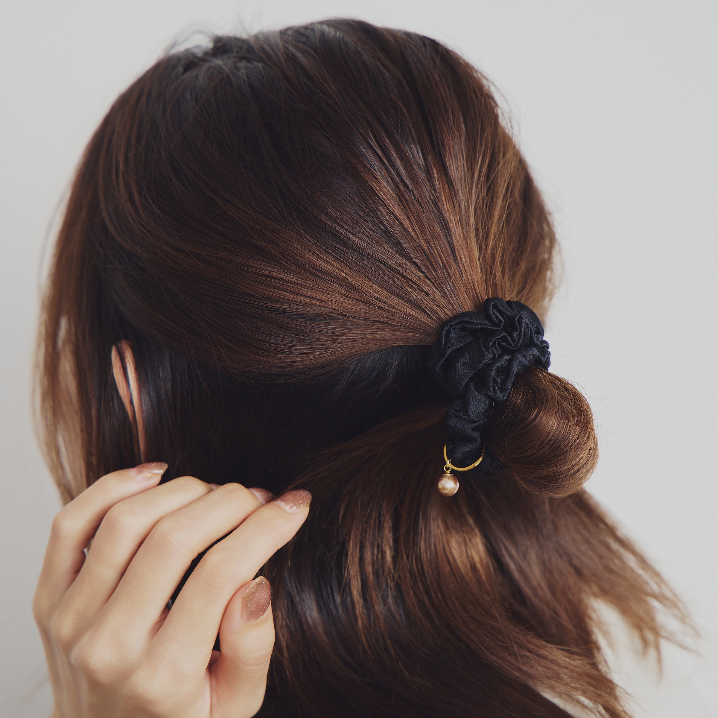 シルクミニスクランチーミーツパール